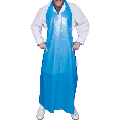 Top Dog 8 Mil. Apron, Polyurethane, 50" L x Blue WestPier
