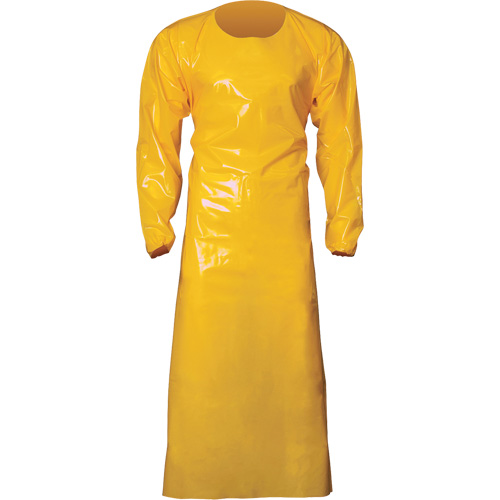 Top Dog 6 Mil. Gown, X-Large, Yellow, Polyurethane WestPier