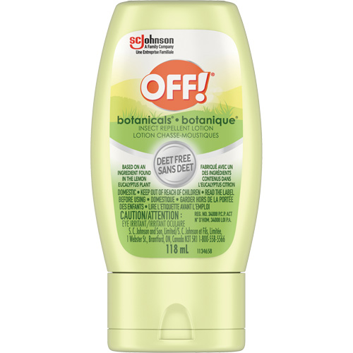 Off!&reg; Botanicals&reg; Insect Repellent, DEET Free, Lotion, 118 g WestPier