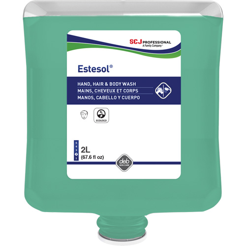 Estesol&reg; Hand, Hair and Body Cleaner, 2 L, Rain Forest, Plastic Cartridge WestPier