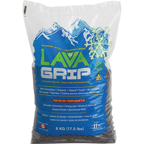 LavaGrip Traction-Aid, Container Size 17.6 lbs. (8 kg), Bag WestPier
