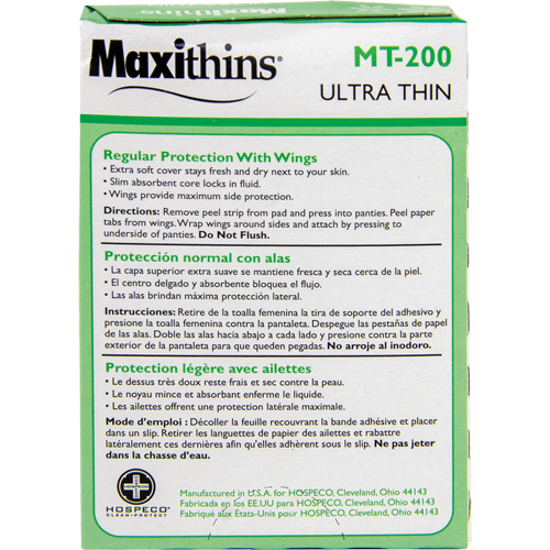 Maxithins&reg; Maxi Pad Ultra Thin with Wings WestPier