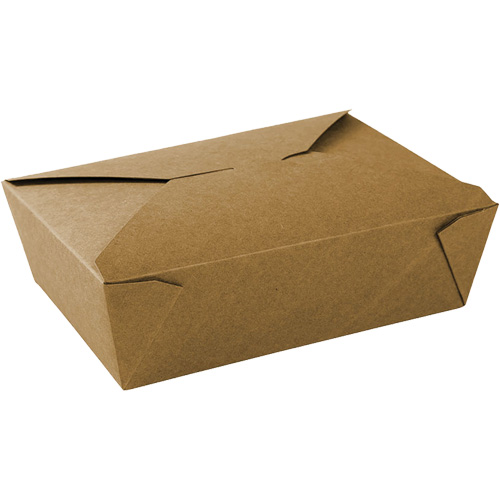 Kraft Take Out Food Containers, Corrugated, Rectangular WestPier