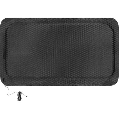 Hog Heaven Electrically Conductive Mat, 3' W x 5' L, 5/8" Thickness, Black, Nitrile WestPier