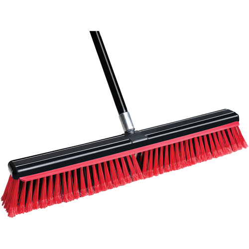 Balai-raclette avec manche, 24", Moyen, Soies PVC WestPier