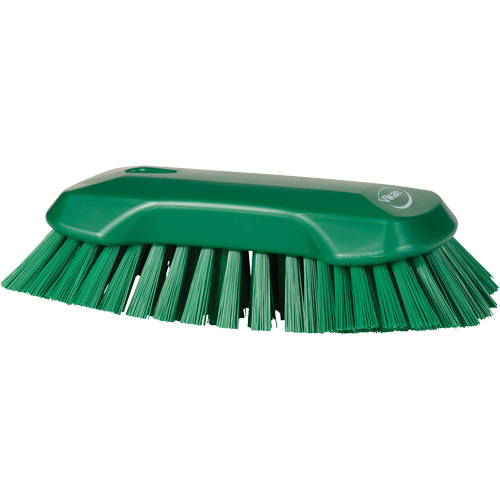 Brosse &agrave; main, Soies Tr&egrave;s ferme, Longueur de 9-1/10", Vert WestPier