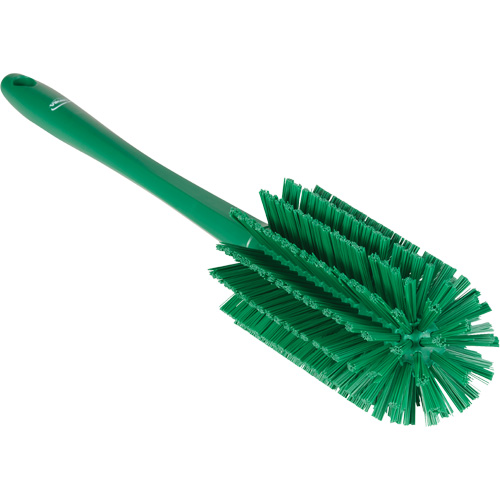 Medium Brush with Handle, Stiff Bristles, 17" Long, Green WestPier