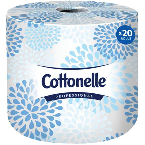 Cottonelle&reg; Professional Toilet Paper, 2 Ply, 451 Sheets/Roll, White WestPier