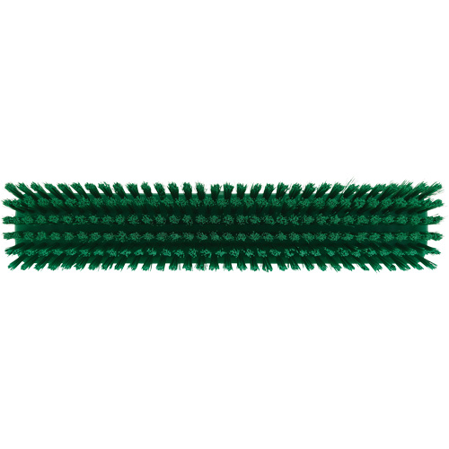 Push Broom Head, Fine/Stiff Bristles, 16-1/2", Polyester/Polypropylene, Green WestPier