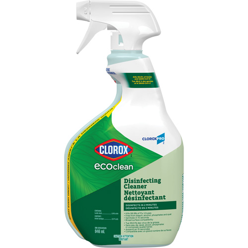 Nettoyant d&eacute;sinfectant CloroxPro Clorox EcoClean, 946 ml, Bouteille &agrave; g&acirc;chette WestPier