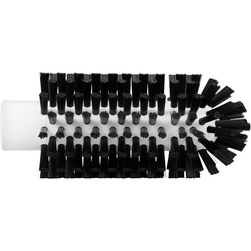 Cleaning Brush, Stiff Bristles, 5-7/10" Long, Black WestPier