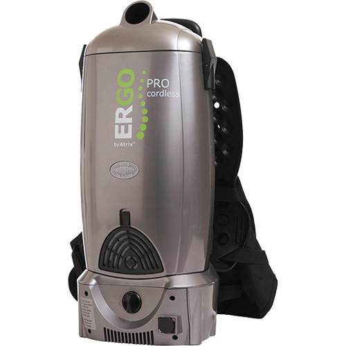 Ergo Pro Cordless Backpack Vacuum, 2 US Gal. (7.57 Litres) WestPier