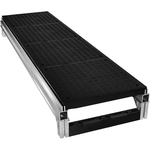 FOUNDATION Smooth Modular Aluminum Work Platform Kit, 36" W x 72" D, 400 lbs. Capacity, All-Welded WestPier