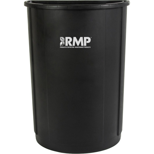 Half-Round Garbage Bin, Polyethylene, 21 US gal. WestPier