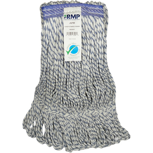 Candy-Striped Mop Head, Floor Finishing, Synthetic, Loop Style WestPier