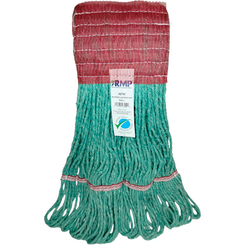 Wide-Band Mop Head, Antimicrobial/Floor Finishing/Specialty, Cotton/Rayon/Synthetic, Loop Style WestPier
