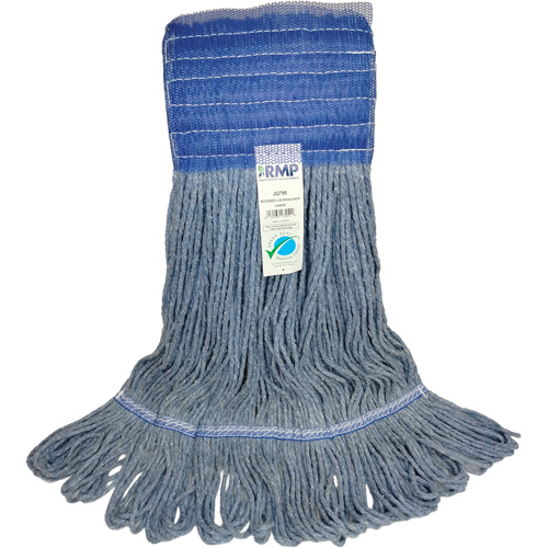 T&ecirc;te de vadrouille &agrave; bande large, Antimicrobien/Finition de plancher/Sp&eacute;cialis&eacute;, Coton/Rayonne/Synth&eacute;tique, Style Boucle WestPier