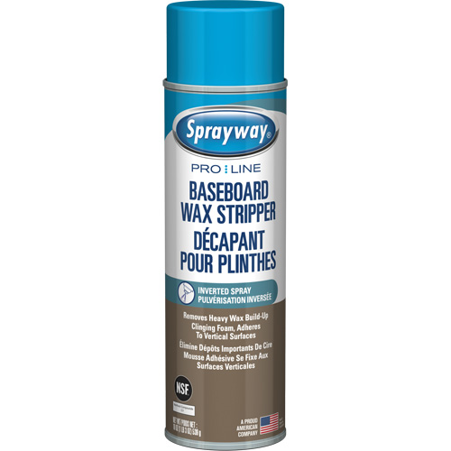 Baseboard Wax Stripper with Clinging Foam, 19 oz., Aerosol Can WestPier