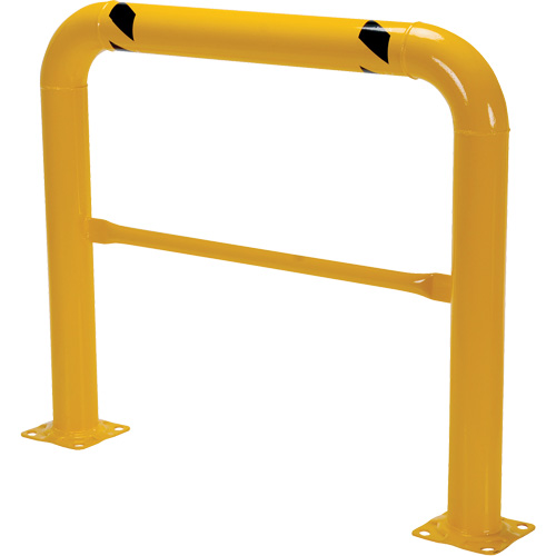 High Profile Machinery Guards, 4' W x 3.5' H, Yellow WestPier