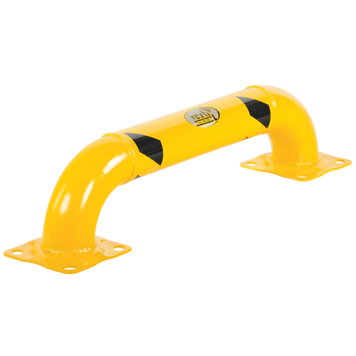 Garde-corps &agrave; profil bas pour rayonnages, 3' la x 0,75' h, Jaune WestPier