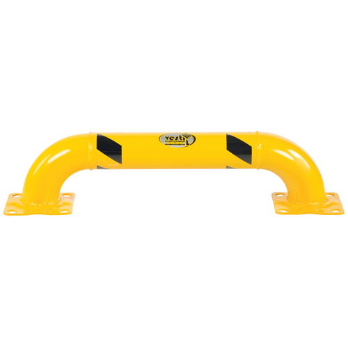Garde-corps &agrave; profil bas pour rayonnages, 3' la x 0,75' h, Jaune WestPier