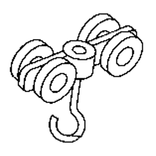 Curtain Partition Track Double Steel Roller WestPier