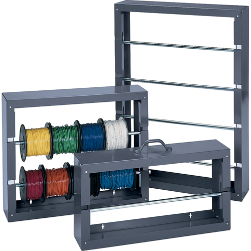 SUPPORT BOBINES DE FILMETALLIQUE (1 TIGE), De base, 6" la x 26-1/8" p x 10-3/8" h WestPier