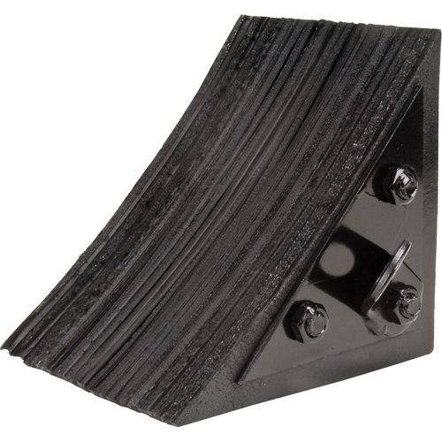 Wheel Chock, 8" x 8" x 8", Black WestPier