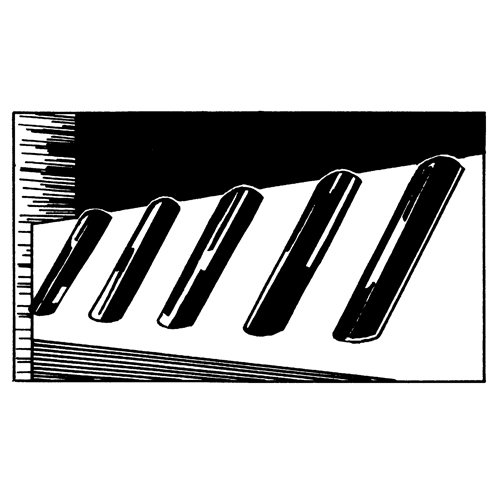 D&eacute;fenses de quai en caoutchouc refoul&eacute;, Caoutchouc, 4-1/2" la x 12" lo x 3-3/4" p WestPier