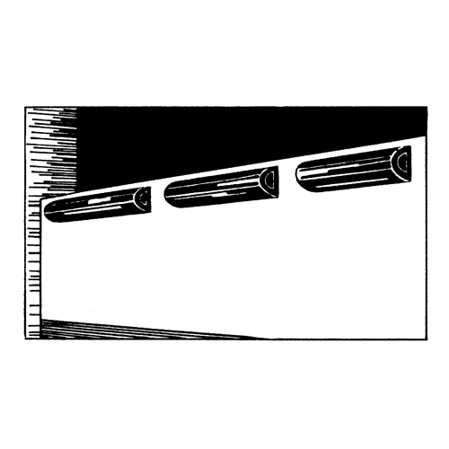 D&eacute;fenses de quai en caoutchouc refoul&eacute;, Caoutchouc, 4-1/2" la x 12" lo x 3-3/4" p WestPier