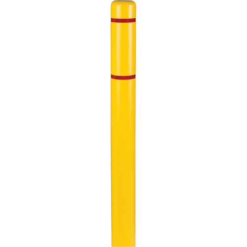 Polyethylene Bollard Covers, 4-1/2" Dia. x 64" L, Yellow WestPier