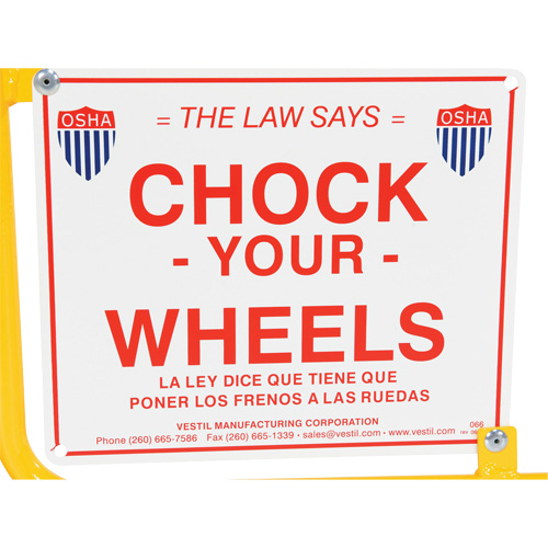 Flag Rail Chock WestPier