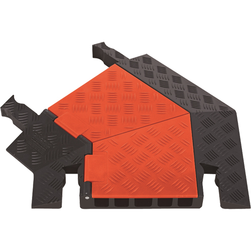 Protecteur de c&acirc;ble pour usage g&eacute;n&eacute;ral &agrave; 5 canaux Guard Dog, virage &agrave; gauche WestPier