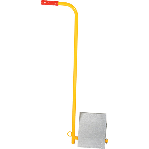 Aluminum Wheel Chock With Handle, 7" W x 11-7/8" D x 7-11/16" H WestPier