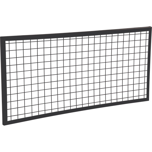Wire Mesh Partition Panel, 2' H x 4' W WestPier