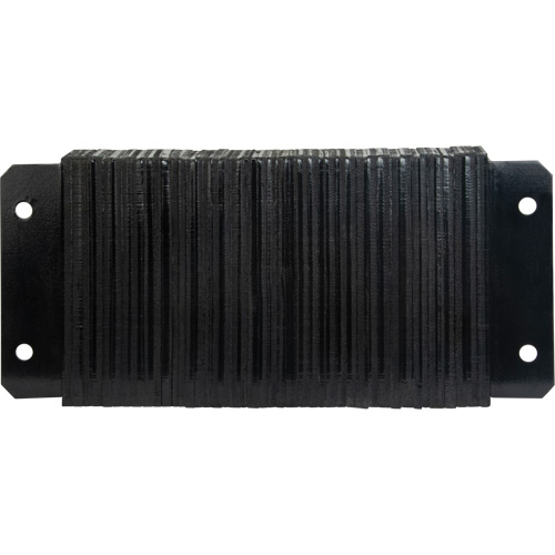 Laminated Dock Bumpers, Horizontal, Rubber, 24" W x 4" D x 12" H WestPier
