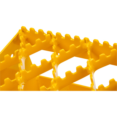 Ice Chocks, Steel, Yellow, 8-1/16" W x 10-5/8" D x 8-13/16" H WestPier