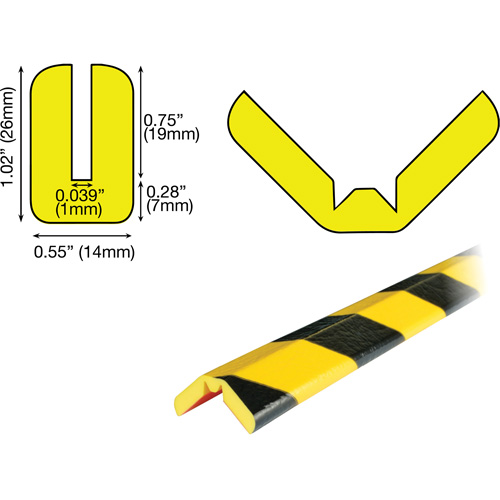 W Profile 5M Edge Protection Bumper Guard, 16.42' Long WestPier