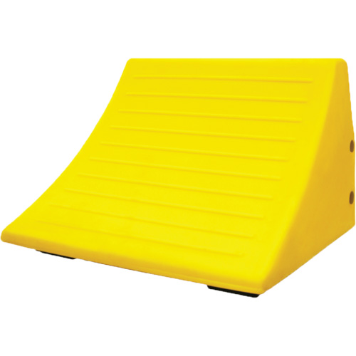 70 Ton Large Equipment Wheel Chock with Handle, Urethane, Yellow WestPier