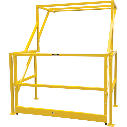 Barri&egrave;re de s&eacute;curit&eacute; pour mezzanine, 70" lo x 77" ha, 78" &eacute;lev&eacute;e, Jaune WestPier