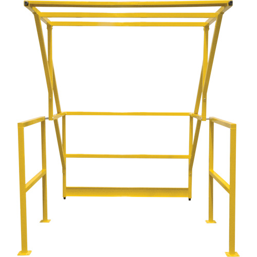 Barri&egrave;re de s&eacute;curit&eacute; pour mezzanine, 70" lo x 77" ha, 78" &eacute;lev&eacute;e, Jaune WestPier