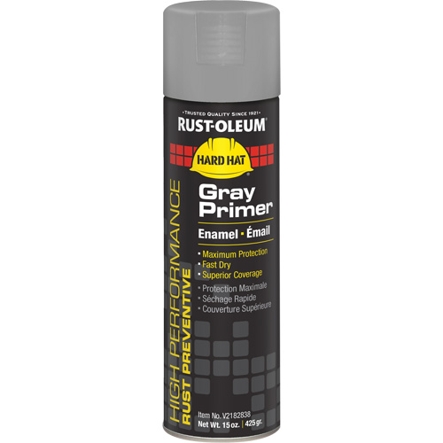 V2100 System Enamel Spray Primer, Gray, Matte, 15 oz., Aerosol Can WestPier