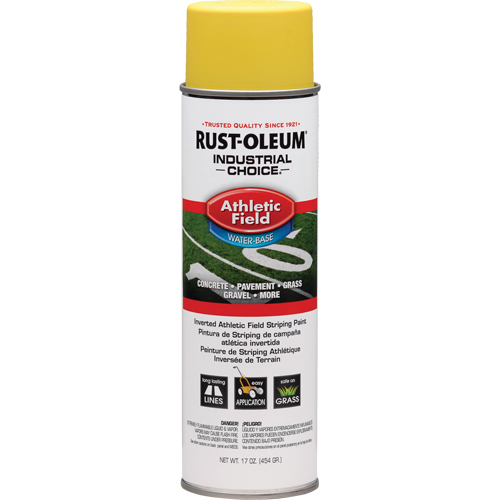 Industrial Choice&reg; AF1600 Athletic Field Striping Paint, Yellow, 17 oz., Aerosol Can WestPier
