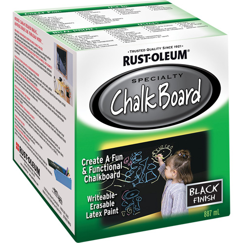 Chalk Board Paint, 877 ml, Can, Black WestPier