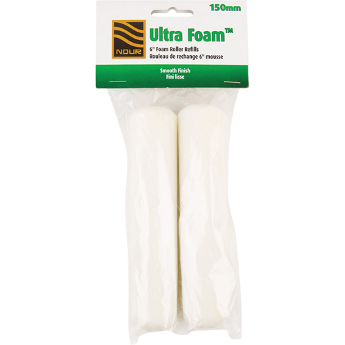 Rouleaux &agrave; peinture haute densit&eacute; Ultra Foam, Nap 9,525 mm (3/8"), 152,4 mm (6") l WestPier