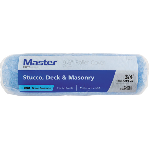 Master Knit Roller Cover, 19 mm (3/4") Nap, 240 mm (9-1/2") L WestPier