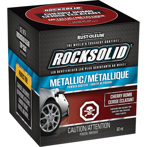 Additifs de poudre m&eacute;tallique RockSolid, 60 ml, Bouteille, Cerise &eacute;clatant WestPier