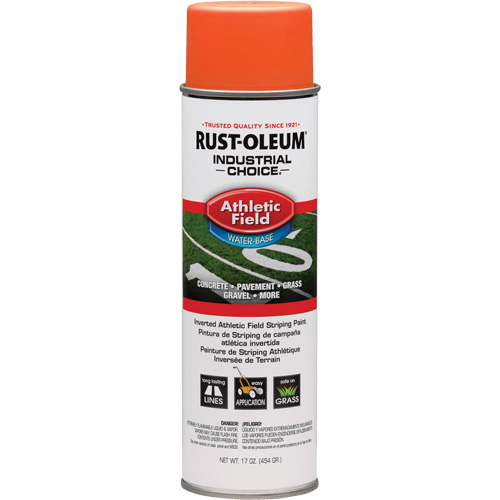 Peinture de lignage pour terrains de sport AF1600, Orange, Canette a&eacute;rosol WestPier