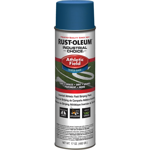 Peinture de lignage pour terrains de sport AF1600, Bleu, Canette a&eacute;rosol WestPier