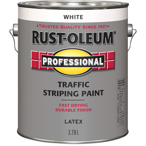 Peinture pour traçage de lignes de circulation, Blanc, 3,78 L, Cruche WestPier